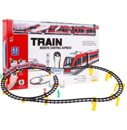 Remote-Controlled Train Set with 62 Pieces for Kids