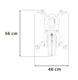 Motoreta Future 88 alb pentru copii