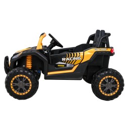 Buggy UTV 2000M racing auto na akumulator złoty z mp3