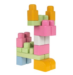 Bio Blocks for Kids 18m+ 43pcs Pastel Colors