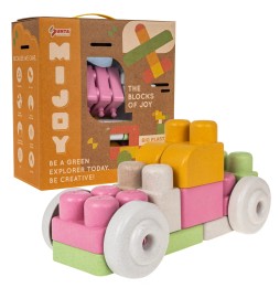 Bio Blocks for Kids 18m+ 43pcs Pastel Colors