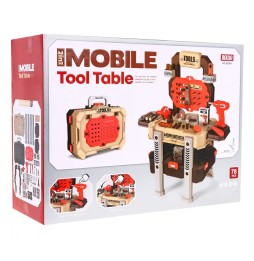 Children's Workshop 3+ with 2-in-1 Tools Red