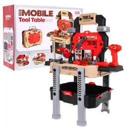 Children's Workshop 3+ with 2-in-1 Tools Red