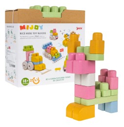 Eco-Friendly Building Blocks Set for Kids 18m+