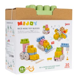 Eco-Friendly Building Blocks Set for Kids 18m+