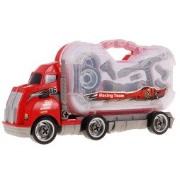 2-in-1 Truck with Tool Case for Kids 3+ - Educational Toy