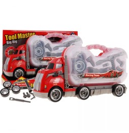 2-in-1 Truck with Tool Case for Kids 3+ - Educational Toy