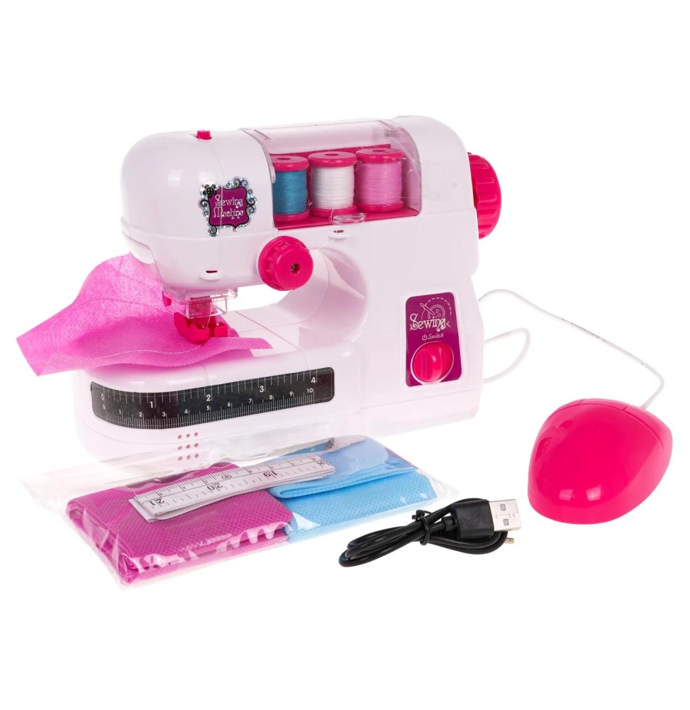 Sewing Machine for Kids with Sound and Light Effects