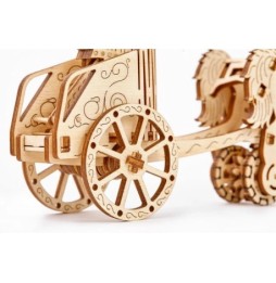 Drewniane puzzle mechaniczne 3D Wooden.City - Rydwan