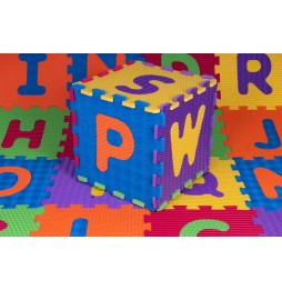 Sensory Mat with Alphabet Puzzles for Kids