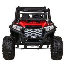 Kids Red Buggy UTV with Remote and Cargo Space