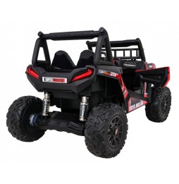 Kids Red Buggy UTV with Remote and Cargo Space