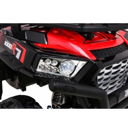 Kids Red Buggy UTV with Remote and Cargo Space