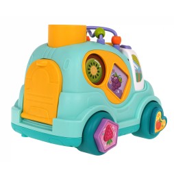 Multifunctional Bus with Shape Sorter for Kids