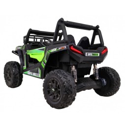 Buggy UTV dla dzieci z pilotem i mp3 - zielony