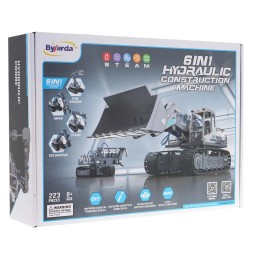 Set mașini construcție 6în1 copii 8+