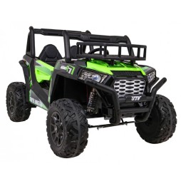 Buggy UTV dla dzieci z pilotem i mp3 - zielony