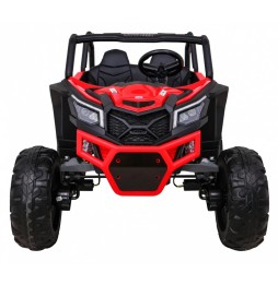 Buggy utv-mx dla dzieci czerwony z pilotem audio led 4x4