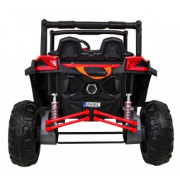 Buggy utv-mx dla dzieci czerwony z pilotem audio led 4x4