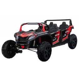 4-osobowy buggy atv racing utv2000 czerwony z baterią li-ion