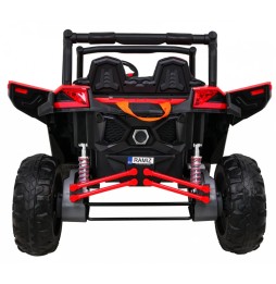 Buggy utv-mx dla dzieci czerwony z pilotem audio led 4x4