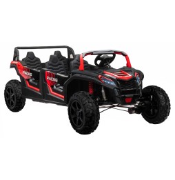 4-osobowy buggy atv racing utv2000 czerwony z baterią li-ion