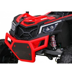 Buggy utv-mx dla dzieci czerwony z pilotem audio led 4x4