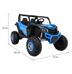 Buggy UTV-MX for Kids with 4x4 Drive and Remote