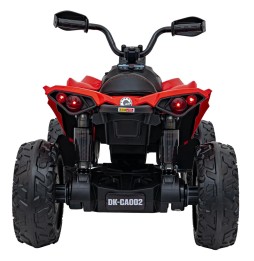 Red Maverick ATV for Kids with Audio Panel