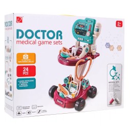 Children's Medical Set with Stroller and ECG Panel