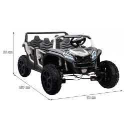 Vehicul buggy 4 persoane ATV UT2000 alb