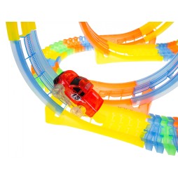 Glow-in-the-Dark Race Track Set for Kids