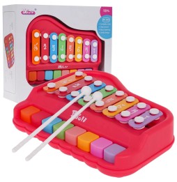 Red Piano Xylophone for Kids from 18 Months