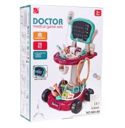 Kids Medical Set with Cart and X-Ray Panel