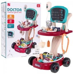 Kids Medical Set with Cart and X-Ray Panel