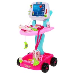 Pink Doctor's Cart with Accessories