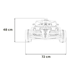 Pojazd formuła 1 aston martin dla dzieci z pilotem