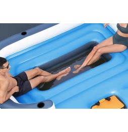 Large BESTWAY Swimming Island for 6 with Accessories