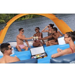 Large BESTWAY Swimming Island for 6 with Accessories