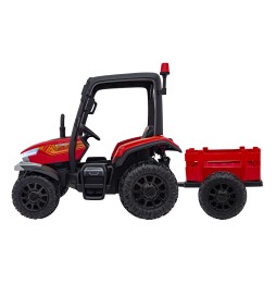 Red Blast Tractor with Trailer for Kids