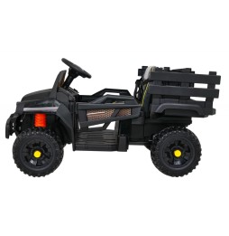 Kids' Farmer Pick-Up Car Black with Remote