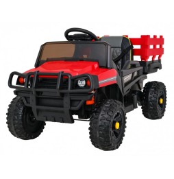 Red Farmer Pick-Up Car for Kids with Remote