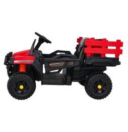 Red Farmer Pick-Up Car for Kids with Remote