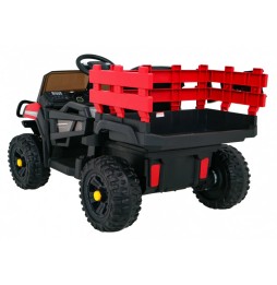 Red Farmer Pick-Up Car for Kids with Remote