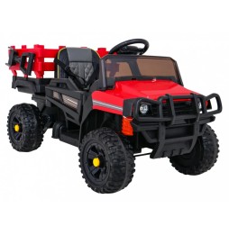 Red Farmer Pick-Up Car for Kids with Remote