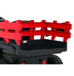 Red Farmer Pick-Up Car for Kids with Remote