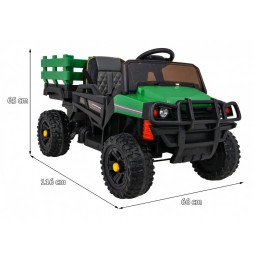 Green Farmer Pick-Up for Kids with Remote Control