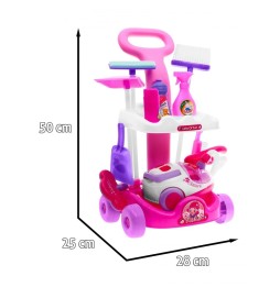 Children's Cleaning Trolley with Vacuum and Accessories