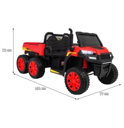 Red Farmer Truck for Kids with Remote and 4x4 Drive