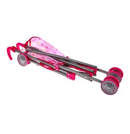 Doll Accessory Set with Stroller and Cradle for Kids 3+